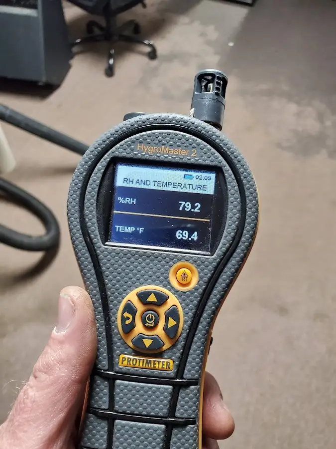 Moisture meter humidity assessment for Mold Remediation & Removal in Seymour
